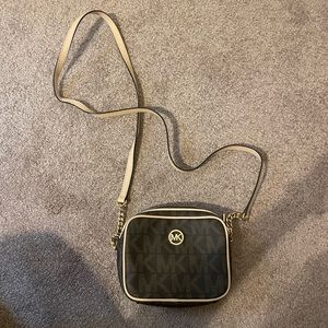 Michael Khors Brown/Tan Small cross body